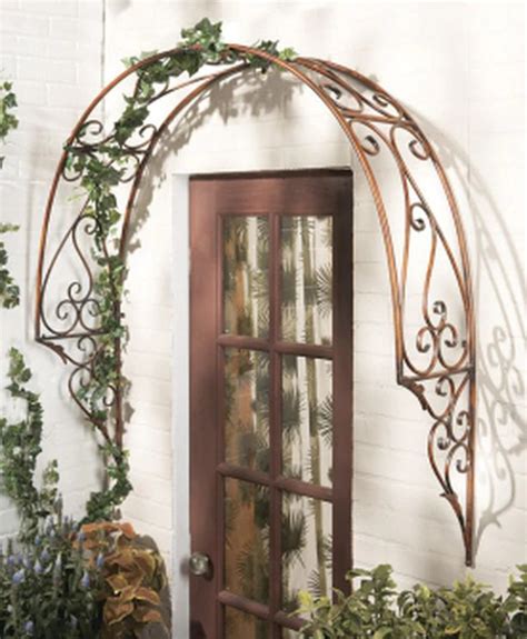 use an over the door metal trellis inside house|decorating with trellis.